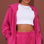 Pretty Little Thing hot pink zip up hoodie Photo 0