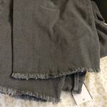 Good American Good Waist Crop Fray Hem Black215 Photo 3