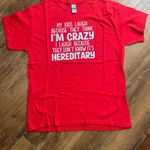 Gildan Tee Shirt My Kids Laugh- Hereditary Photo 2