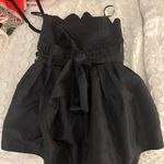 Free People Black Romper With Bow Photo 2
