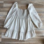 Aritzia  Wilfred Tempest Linen Smocked Mini Dress Size M Photo 1