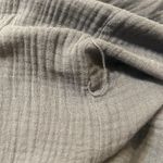 Faherty Nolita Dream Shirt Dress XS Gray Organic Cotton Gauze Casual Comfy Photo 8