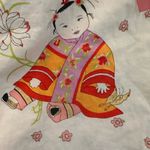 Nick & Nora  Asian Baby Pink Lotus Cotton Pajama Top Photo 2