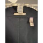 Elie Tahari  Sheath Dress 4 Navy Blue Zip Front Short Sleeve Above Knee Modern Photo 3