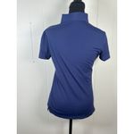 THE TAILORED SPORTSMAN 1/4 ZIP Navy Blue SHORT SLEEVE ICEFIL RIDING TOP SZ Small Photo 2