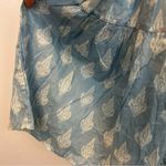 NWT Chelsea & Theodore Lightweight Short Sleeve Blue/White Tiered Midi Dress M Blue Size M Photo 8