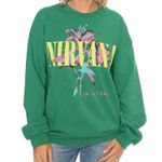 Daydreamer  Nirvana Lilies Boyfriend Raw Hem Neck Size L New with Tag MSRP $165 Photo 7