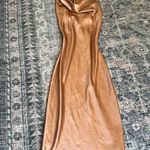 Oh Polly Princess Polly betta Vanore champagne gold midi satin slip dress 2  Photo 5