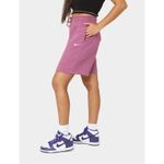 Nike  Essentials Women's Shorts High Rise Fleece Inseam 6 In DM6123-100 Purple XS Photo 2
