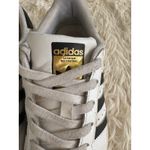 Adidas  Superstar White Black Stripe Sneakers Casual Comfort Athleisure‎ Shoes Photo 5