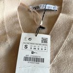 ZARA NWT OVERSIZED SUPER SOFT KNIT VEST BEIGE SMALL Photo 4