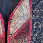 White Stag Brocade Jacquard Mixed Print Vest Western Country Bold Size MD** Photo 5