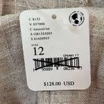 Free People  High Waisted Cropped Linen Blend Pants Size 12 Photo 6