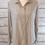 Thread and Supply  Button Down Shirt w Pockets Gray-Small Photo 0