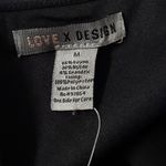 Love X Design Dress Women Medium Black Strapless Short Party Evening Night Out Photo 4