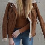 BB Dakota Brown Genuine Vintage Suede Leather Jacket Photo 1