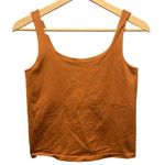 Avec Les Filles Copper Colored Sports Bra/Crop Tank Top Size Small/Medium Photo 0