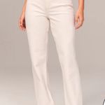 Abercrombie & Fitch  the 90s straight ultra high-rise white denim jeans Photo 0