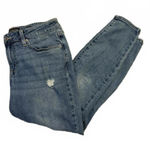 Lucky Brand  Lolita Ankle Denim Jeans Size 10 Distressed Skinny Cropped Low Rise Photo 0