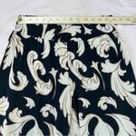 Midnight Velvet Black Tan Stretch Jersey Knit Wide Leg Pull Photo 8