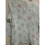 Fresh Produce  Size Small Gauzy Blouse Cotton Floral Lightweight Long Sleeve Top Photo 8