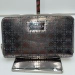 Nanette Lepore  Metallic Zip Wrap Around Wallet Photo 0