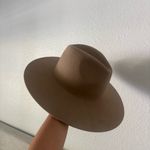 Gigi Pip EMMA WIDE BRIM FEDORA HAT Tan Photo 1