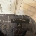 Banana Republic  Gray And‎ White Window Pane Cuffed Dress Pants Size 8 Photo 8