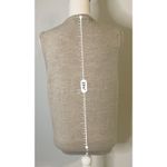 Geoffrey Beene Vintage Ivory Dark Academic Sweater Vest SMALL Photo 3