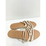 Madewell Sandals Womens Size 7 Braided Leather Espadrille Slip On Slide Shoes Photo 2