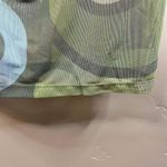 NOM 70s Retro Disco Geometric Dress Women's Medium Multicolor Knee Length Formal Green Photo 6