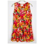 Tuckernuck POMANDER PLACE Magnolia Watercolor Sleeveless Kenzo Dress Size Medium Photo 4