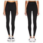 Years Of Ours Ribbed Leggings Women’s Size Small Black High Waist Knit Pull Photo 1