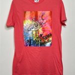 Las Vegas Nevada T Shirt Cotton Size Small Coral Color? Souvenir Shiny New Photo 0