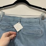 Frank &‎ Eileen Womens The Italian Chino 1975 Light Blue Wash Denim Raw Hem NEW Size 0 Photo 8