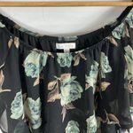 Leith  Floral Ruffle Crop top size Large Photo 2