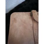 Vtg D'Brozzi Leather Tan Camel messenger attaché case Miami FL Colombia Made Photo 2