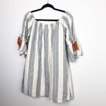 Tularosa  Sara chambray striped linen mini dress Photo 8