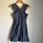 Parker  Moira Eyelet & Ruffle Chambray Dress 00 Photo 3