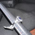 Tanzanite Sterling Silver Ring With CZs Size 7 White Photo 4