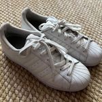Adidas White  Superstar Sneakers Photo 3