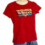 Wonder Woman Juniors Red Graphic T Photo 5