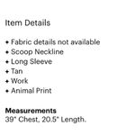 ZARA Leopard Animal Print Layered Top Photo 8