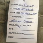 Free People Nevada Cotton & Linen Cargo Skirt Size 2 New Photo 6