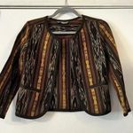 Rubbish Embroidered Tribal Bolero Jacket Open Front Blazer Boho Small Photo 0