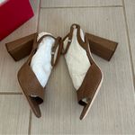 NWT STAUD Solange Tan Snakeskin Heels Size 39 Photo 8