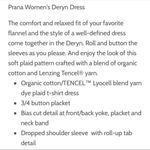 prAna 🔵 SALE 3/$25 DERYN YELLOW PLAID EVERY DAY ESSENTIAL COLLARED DRESS S Photo 9