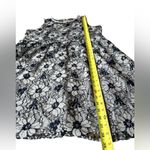 Ann Taylor LOFT Lace Sheath Dress Knee Length Sleeveless Womens 16 Black Beige Photo 8