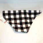 Kate Spade Bikini Bottoms Black & White Gingham Plaid Mid Rise Bottoms Sz S NWT Photo 8