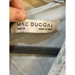 Mac Duggal  Powder Blue Embellished V Neck Evening Gown Size 16 $598 Photo 7